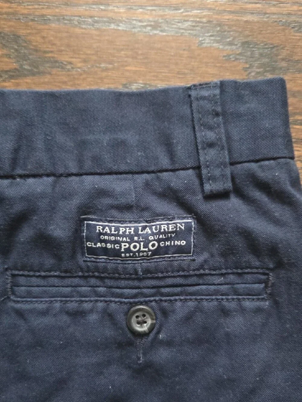 Polo by Ralph Lauren Dark Navy Flat Front Men’s Shorts